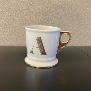 “A” mug